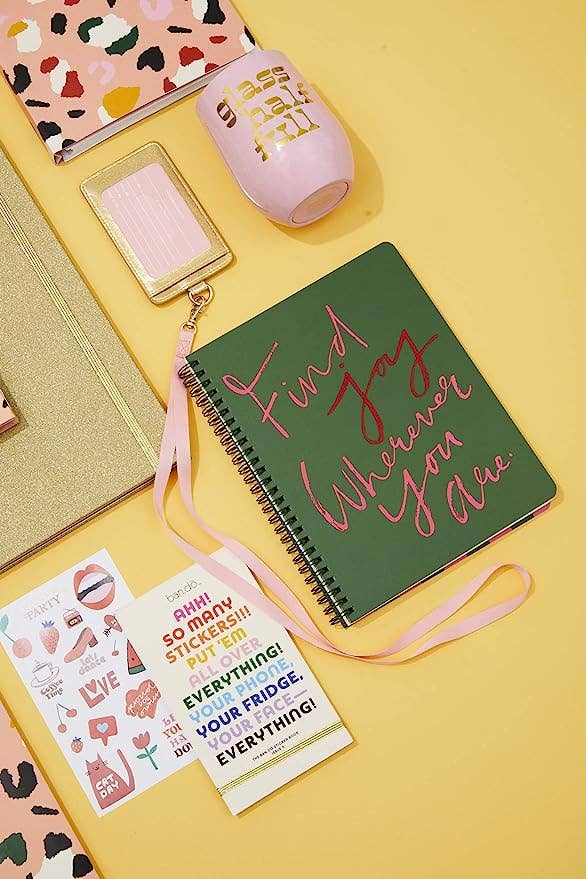 Rough Draft Mini Notebook Find Joy - compact, portable journal with blank pages for notes, lists, and ideas.