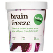BRAIN FREEZE: The Speak-Before-You-Think Family Game - Paper & Vine Book Bar