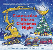 Construction Site on Christmas Night children's book, colorful illustrations, hardcover, holiday gift idea