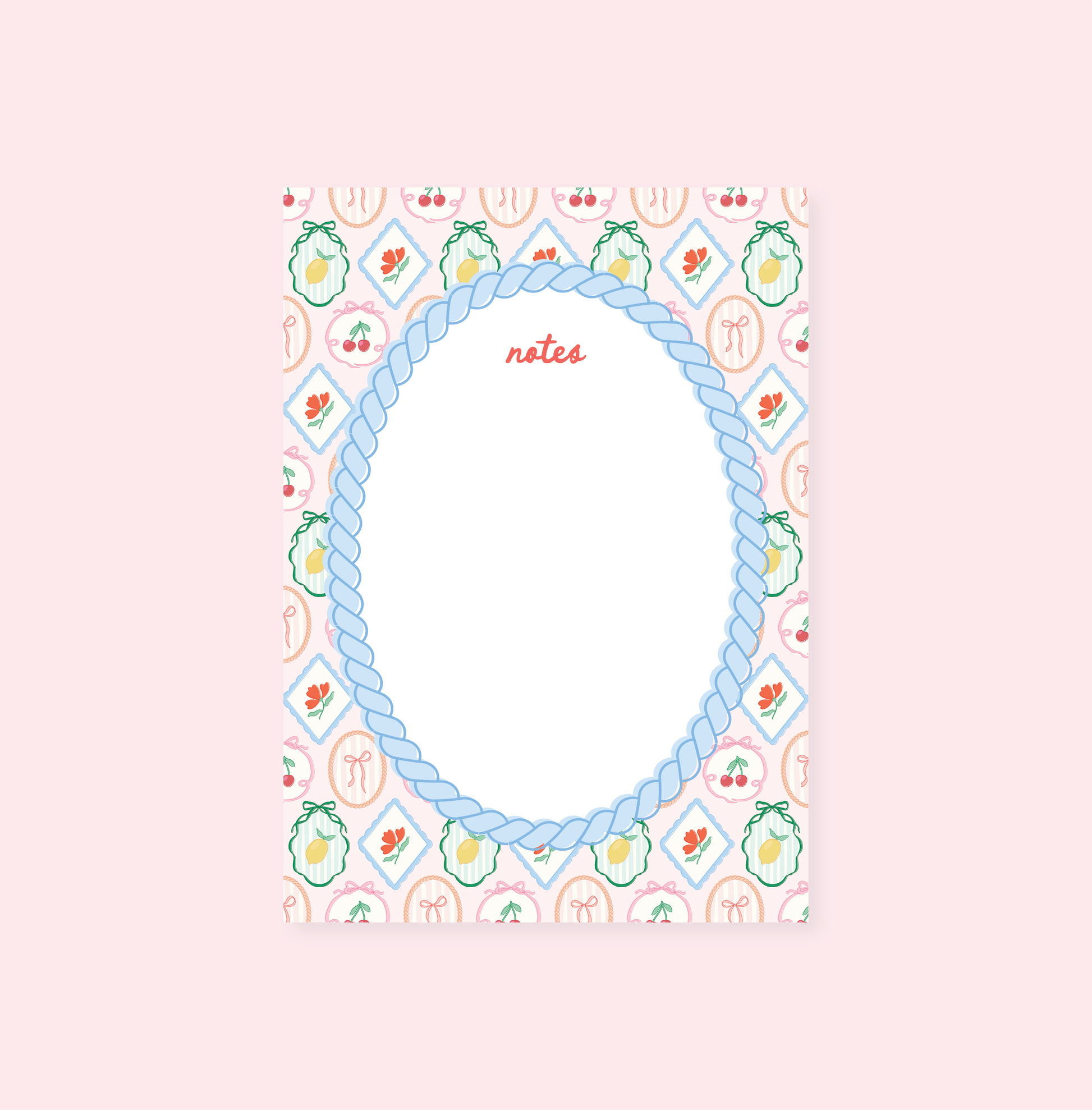 Buy colorful Fruit Cocktail Notes Notepad, spiral-bound, 100-page, lined paper, perfect for school or office supplies