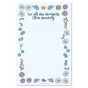 Thoughts I'll Be Thinking Wizard of Oz 4x6 Notepad