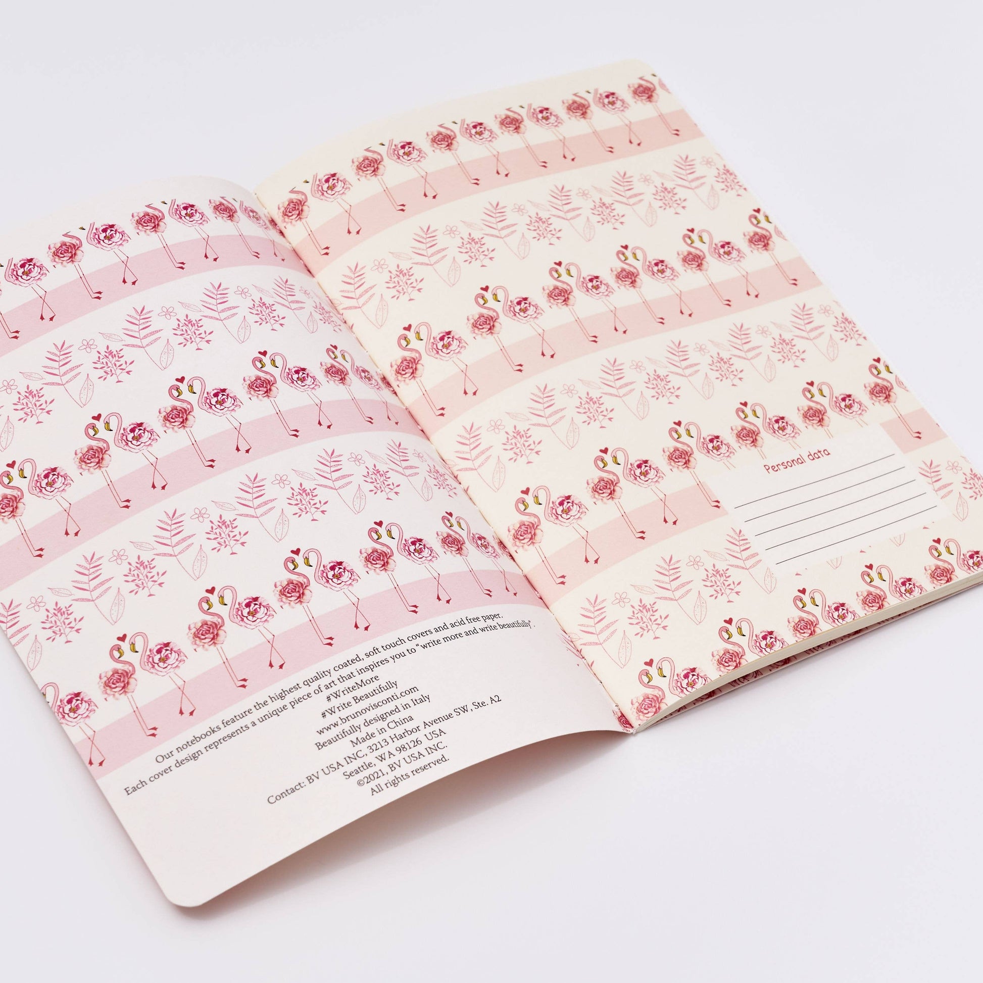 Flamingo  Notebook - Paper & Vine Book Bar