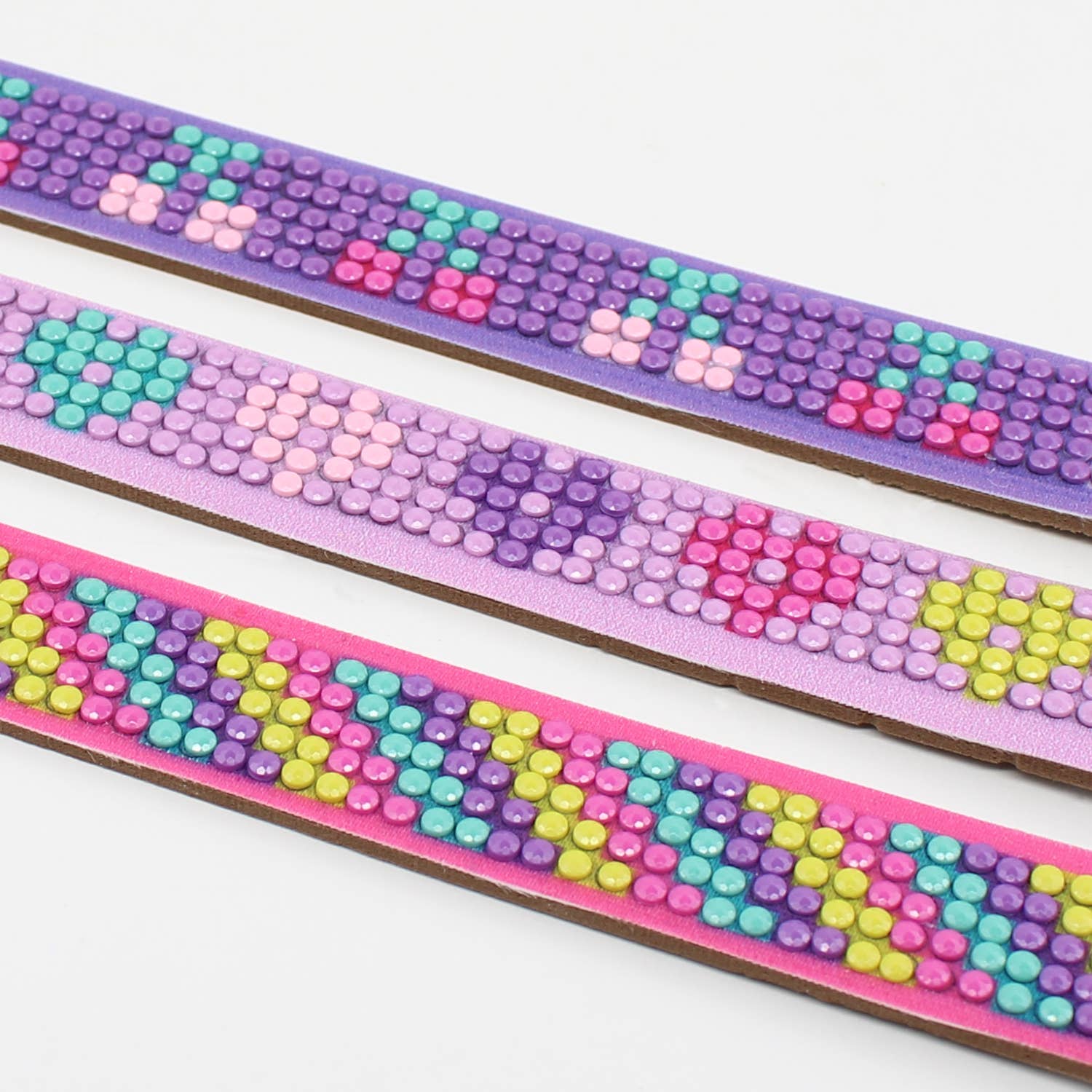 Buy Cherry Hearts Diamond Painting Bracelet Kit: 01 Multi, colorful DIY craft kit for jewelry making, beaded style, perfec...