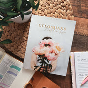 Colossians Bible Study guide Rooted in Him, spiral-bound, interactive workbook for deep scripture engagement