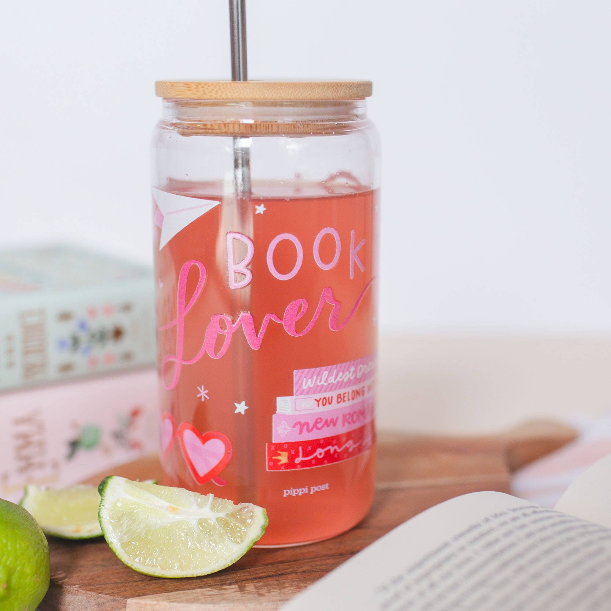 Book Lover Taylor's Version Glass Can