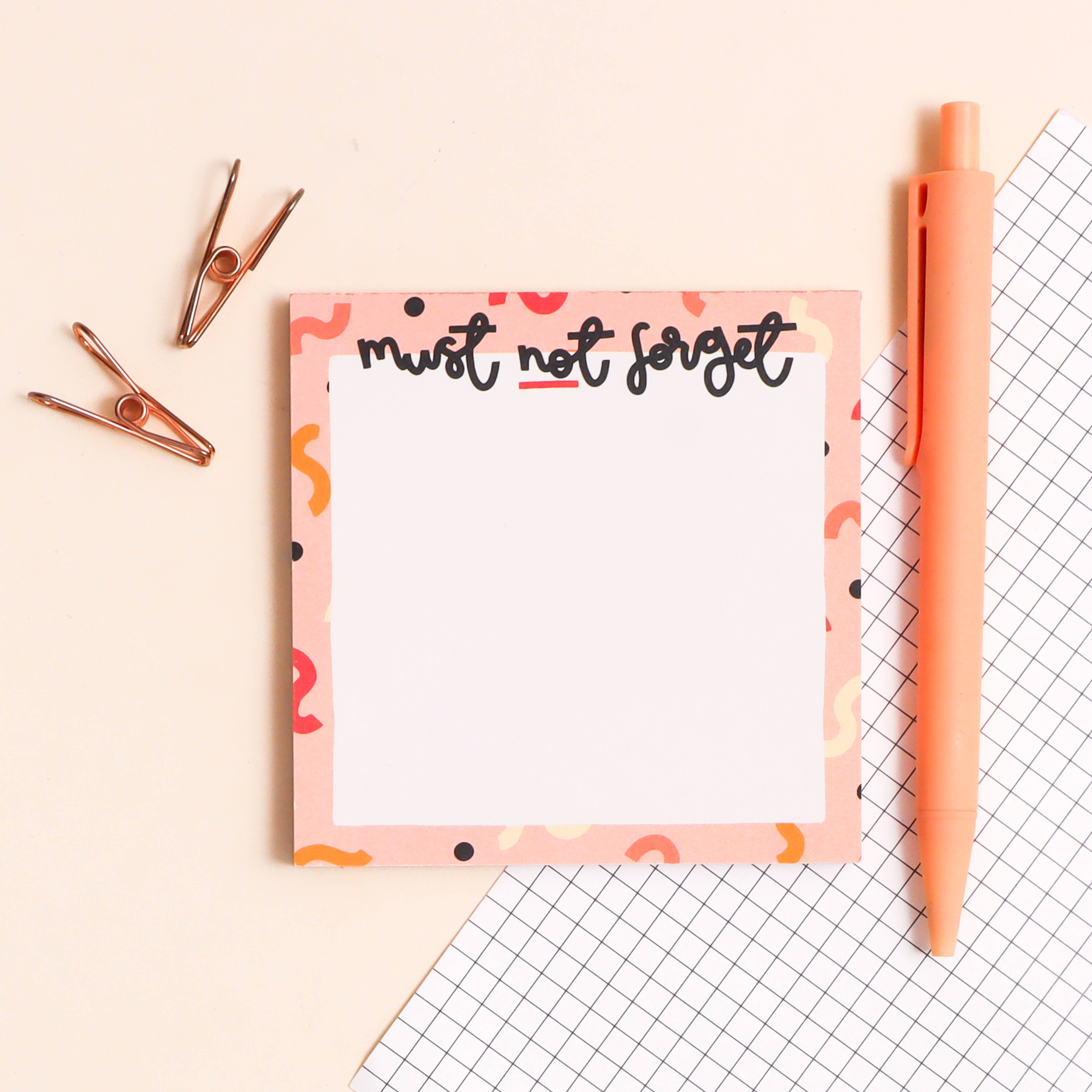 Must Not Forget Notepad