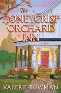 Romance novel "The Honeycrisp Orchard Inn (Honeycrisp Orchard Romance #1)" cover featuring a cozy inn among autumn leaves.