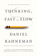 Thinking, Fast and Slow by Daniel Kahneman, best-selling psychology book, hardcover edition, blue cover