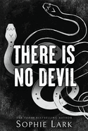 Black leather "There Is No Devil" biker jacket, medium size, with silver zippers and belt, durable and stylish