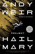 "Project Hail Mary hardcover book by Andy Weir, best-selling sci-fi novel, space adventure theme"