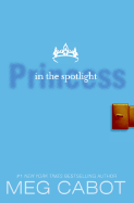 Princess in the Spotlight (Princess Diaries #2) book cover, teen romance novel by Meg Cabot, pink and gold design