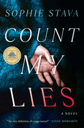 Count My Lies mystery novel, hardcover edition, with intriguing dark blue cover art
