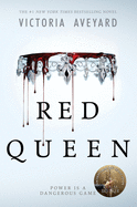 Fantasy novel Red Queen (Red Queen #1) by Victoria Aveyard, hardcover edition with metallic lettering