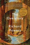 The Overstory hardcover book, award-winning environmental fiction, green cover design, by Richard Powers
