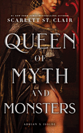 Fantasy novel Queen of Myth and Monsters hardcover edition with intricate cover art, epic fantasy genre