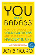 Self-help book "You are a Badass" by Jen Sincero, yellow cover, motivational guide, paperback edition
