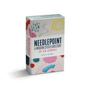 Needlepoint: A Modern Stitch Directory Card Deck - 50-card guide to contemporary stitches for modern needlepoint.