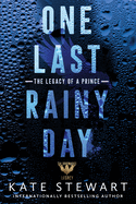 Waterproof navy blue raincoat "One Last Rainy Day" with breathable fabric, adjustable hood, and reflective trim, size medium