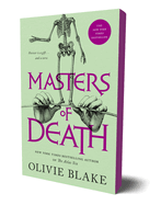 Masters of Death graphic novel, hardcover edition, featuring dark fantasy art, 300 pages, for adult readers