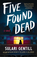 Buy Five Found Dead hardcover mystery novel, gripping thriller with a black and gold cover design, 320 pages